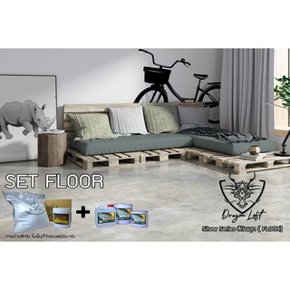 Dragon Loft Silver Series สีเงินมุก SET Floor Guard Coating