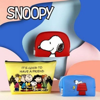 กระเป๋าเครื่องสำอางค์สนูปปี้ Snoopy PEANUTS ลิขสิทธิ์แท้มีป้าย