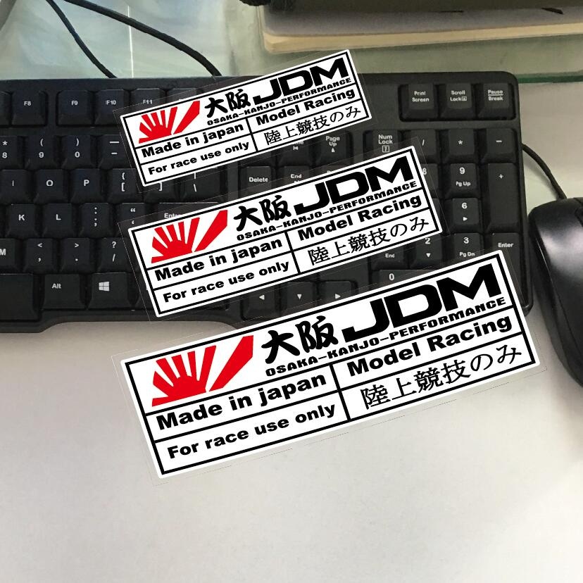 สติ๊กเกอร์ติดรถสไตล์ญี่ปุ่น JDM OSAKA PERFORMANCE สติ๊กเกอร์ติดมอเตอร์ไซค์รถยนต์ ชนิดสะท้อนแสง