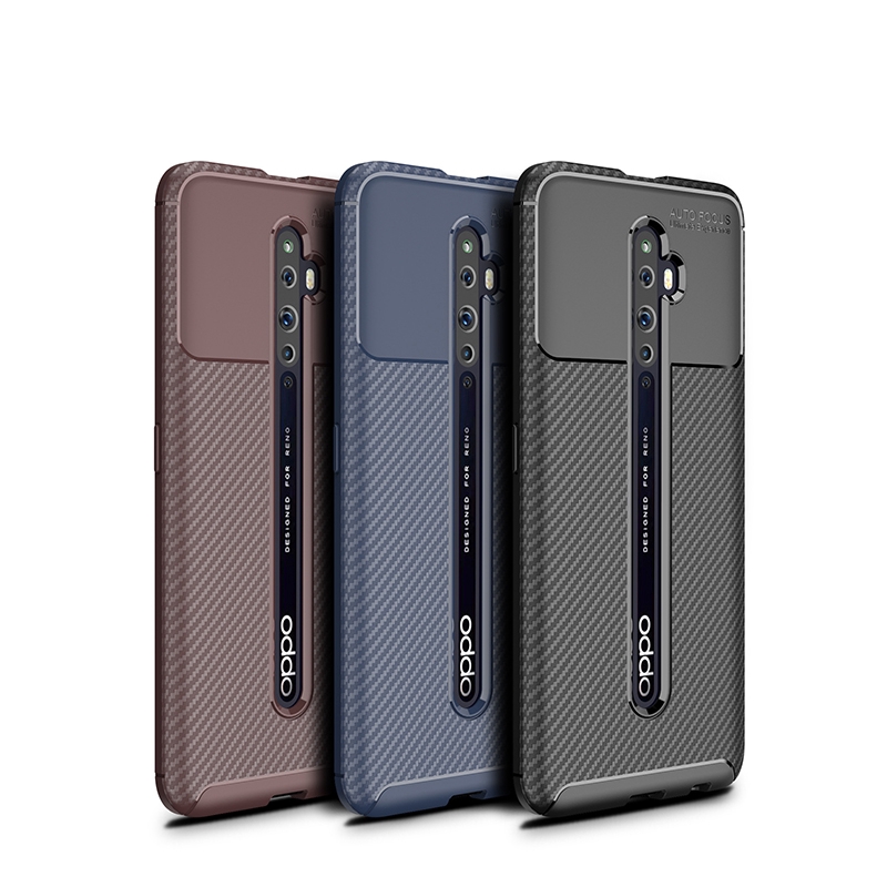 OPPO Reno 2 2Z / 2F Beetle Series Soft Case TPU Anti-fingerprint Shockproof Phone Case