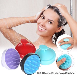 【Ready Stock】C &amp; R Soft Silicone Head Massager Comb Hair Scalp Massaging Shampoo Brush Scalp Scrubber