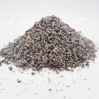 งาดำป่น 100% ขนาด100g, 350g (ตราไทไทแบรนด์) TaiTai Pounded Black Sesame Seeds คั่วสุกแล้วป่น พร้อมทาน