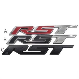 สติกเกอร์โลหะ รูปตัวอักษร RST ด้านหลัง แบบเปลี่ยน สําหรับตกแต่งรถยนต์ Chevrolet RST จํานวน 1 ชิ้น