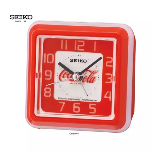 ของฝาก/ของขวัญ นาฬิกาปลุก Seiko Coca Cola รุ่น QHE906R QHE906W