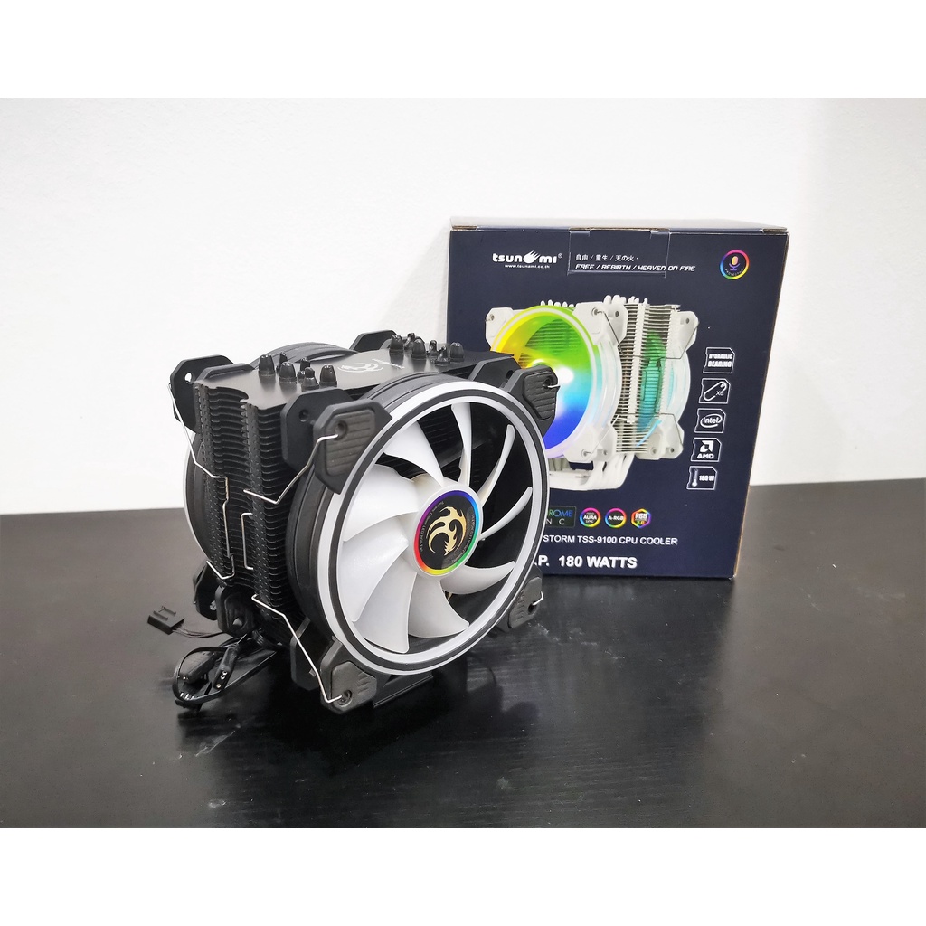 COOLER CPU TSUNAMI TSS-9100 RGB (Black) **สินค้ามือ2 สภาพดี