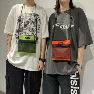 Sacoche Bag กระเป๋าสายเชือก สะพายข้าง ใส่มือถือ งานแบรนด์