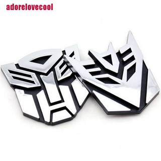 [adorelovecool] สติกเกอร์โลโก้ 3D สําหรับติดตกแต่งรถยนต์