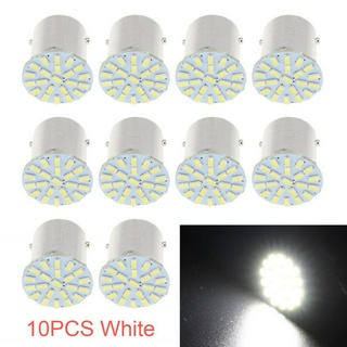 10 ชิ้น สัญญาณไฟเลี้ยวสำรอง 12V 4W 1156 22-SMD LED สำหรับรถยนต์