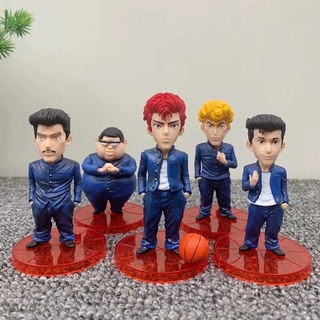 ฟิกเกอร์ PVC รูป Slam Dunk Sakuragi School Gang ขนาด 7 ซม. ของเล่นสะสม สําหรับเด็ก