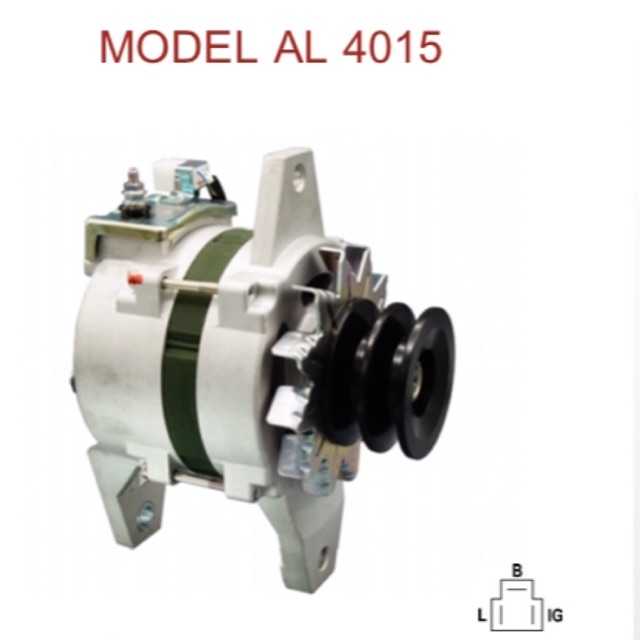 AL-4015 REC ALTERNATOR ใหม่สําหรับการใช้งานบน: TRUCK MITSUBISHI FUSO 6D14,6D22,6D15