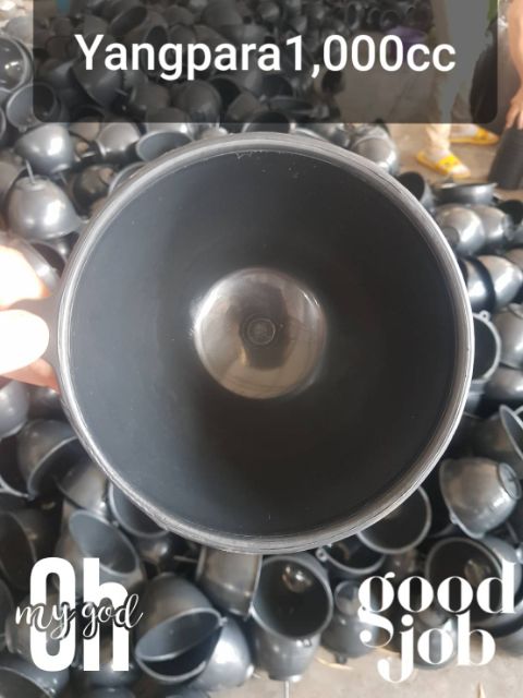 ถ้วยยางพาราขนาด 1000cc (สีดำ) แพ็คละ 100ใบ ราคาถูกที่สุด โรงงานมาเอง(สั่งได้สูงสุด 300 ใบ/1Order) - รูปที่ 2