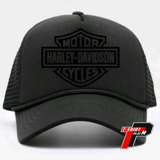 Harley_davidson หมวกเต็มใบ สีดํา