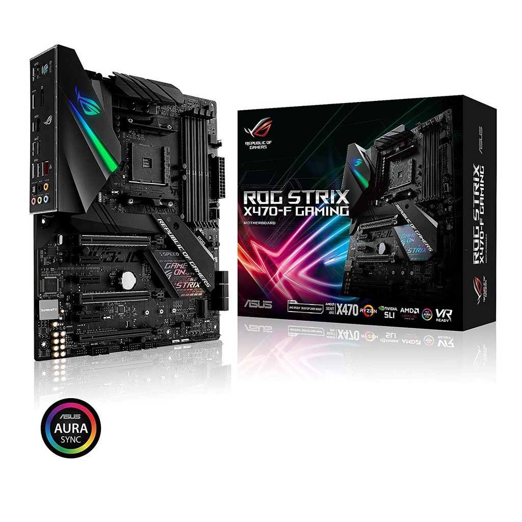 MAINBOARD (เมนบอร์ด) AM4 ASUS ROG STRIX X470-F GAMING รับประกัน 3 - Y