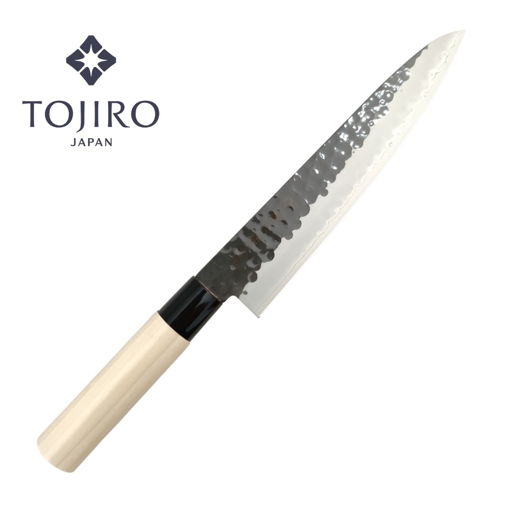 TOJIRO  Hammered Gyuto 210 mm (F-1115) มีดกิวโต้ มีดเชฟ  มีดทำครัวญี่ปุ่น มีดอเนกประสงค์ มีดญี่ปุ่นโทจิโร่
