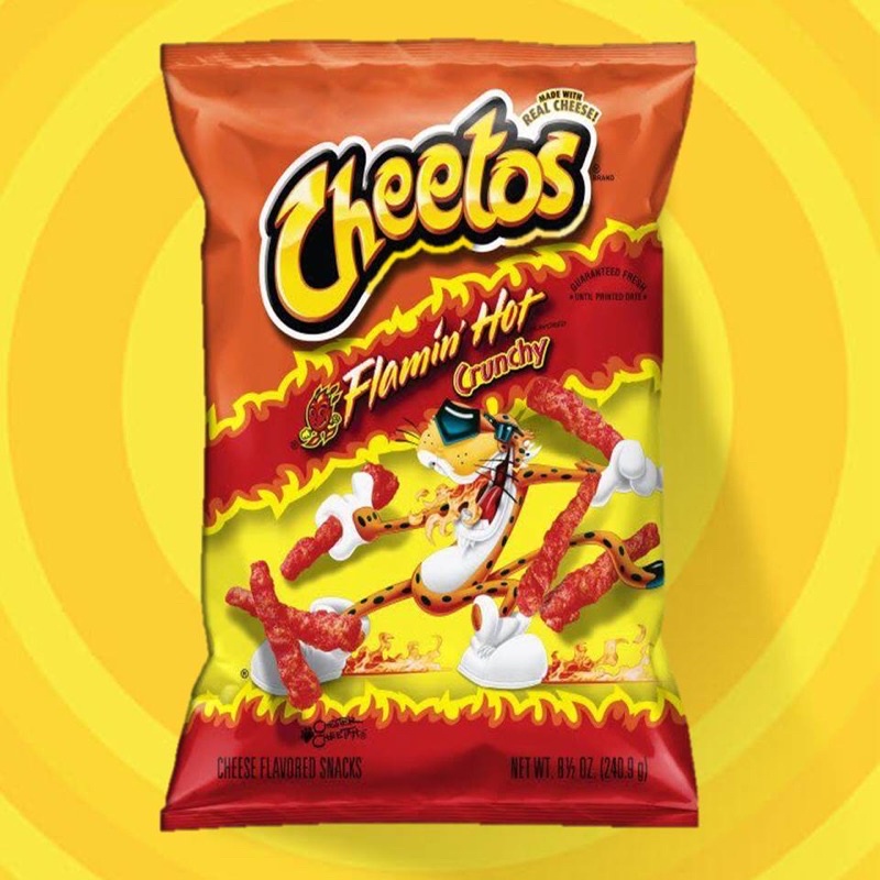 [พร้อมส่ง] Cheetos Crunchy Flamin' Hot Cheese Flavored Snacks Shopee