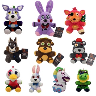 ตุ๊กตาของเล่น Fnaf Five Nights At Freddys Security Breach แบบนิ่ม ของขวัญสำหรับเด็ก ขนาด 18 ซม.