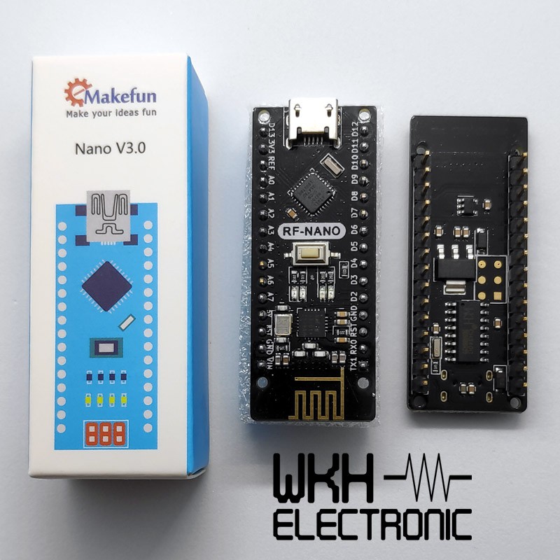 RF Nano NRF24L01 Arduino Nano V3 ไร้สายแบบบูรณาการ NRF24L01