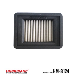 HURRICANE กรองอากาศสแตน , ผ้าแดง Yamaha ( YZF R25 , YZF R3 , SR400 , T-Max  ) HM-8124