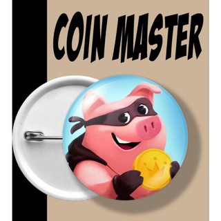 เข็มกลัด โจรหมู BADGE PIGGY COIN MASTER