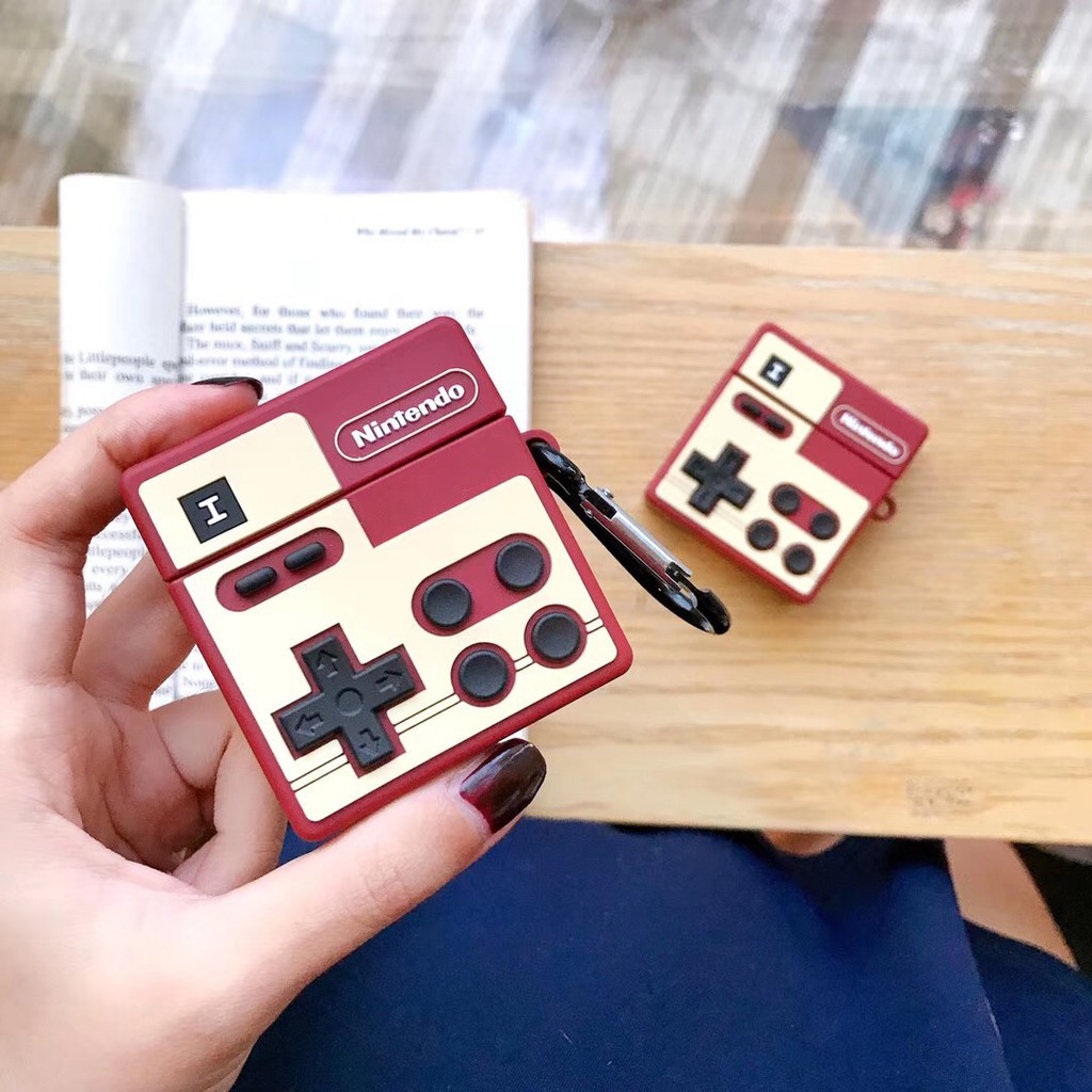 Airpods 4 กรณี Nintendo Gamepad สําหรับ Airpods pro gen 2 1 2 pro 3 ชุดหูฟังไร้สายบลูทูธซิลิโคนนุ่ม