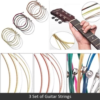 66 ชิ้น อุปกรณ์กีตาร์ เครื่องมือ สายกีตาร์โปร่ง สายที่ แบบครบชุด6สาย Fender ปลอกนิ้ว