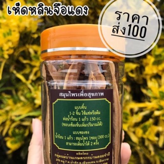 เห็ดหลินจือแดงแท้ 100% (บรรจุกล่องพลาสติกใส)