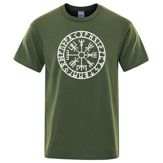 เสื้อยืดผ้าฝ้ายพิมพ์ลายขายดี เสื้อยืด ผ้าฝ้ายแท้ พิมพ์ลาย Vikings Odin Warrior Legend แฟชั่นฤดูร้อน สไตล์พังก์ร็อค สําหร