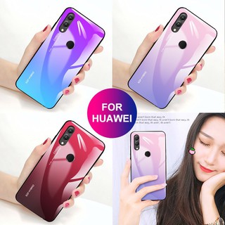 Casing Huawei mate 20 lite p20 pro nova 3 3i 2i Glass Soft TPU Protective Cover