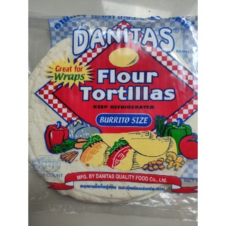 DANITAS Flour Tortillas Burritos Size 10 pieces