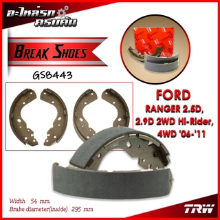 TRW ก้ามเบรคหลัง FORD RANGER 2.5D, 2.9D 2WD Hi-Rider, 4WD 06-11 (GS8443)