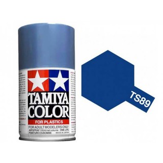 TAMIYA 85089 TS-89 PEARL BLUE สีสเปรย์ทามิย่า พ่นงานโมเดล