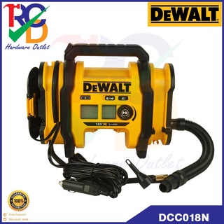 DEWALT เครื่องสูบลมไร้สาย 18V (20V Max) รุ่น DCC018N