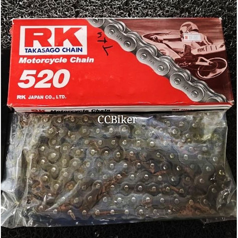 โซ่ RK 520 (120 ลิตร) เฟืองโซ่ Rantai