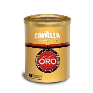 Lavazza Qualita Oro Ground Coffee 250g ลาวาซซ่า กาแฟคั่วบด ควอลิต้า ออโร ขนาด 250 กรัม