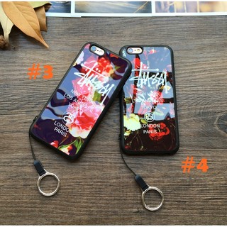 พร้อมส่งในไทย เคสไอโฟน 5/5S/SE(เก่า)/6/6S/6Plus/6SPlus stussy ดอกไม้