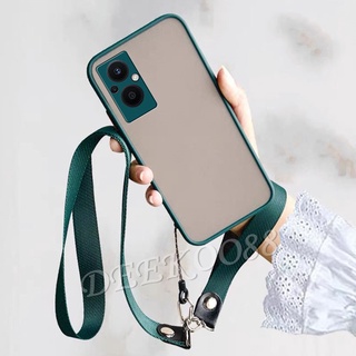 พร้อมส่ง ใหม่ เคสโทรศัพท์มือถือ ผิวด้าน พร้อมสายคล้องคอ และสายคล้องมือ สําหรับ OPPO Reno7 Reno6 Z Pro A96 A76 4G 5G 2022 Reno 7 7Z 7Pro 6 6Z 6Pro