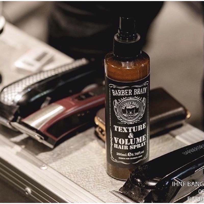 ของแท้💯Barber brain Texture&volume hair spray สเปรย์แต่งทรงแบบธรรมชาติ