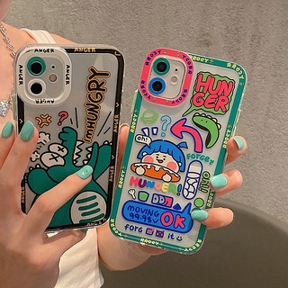 เคสโทรศัพท์มือถือนิ่ม ป้องกันเลนส์ ลายหนังจระเข้ Motif Anger Hungry สําหรับ Xiaomi Redmi Note 11 11S 4G 10C 9T 9A 9C 10 9S 9 8 7 6 7A 6A S2 Poco X3 NFC GT F3 F2 M3 M4 Pro 5G 4G