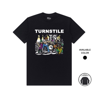 Kaos BAND TURNSTILE เสื้อยืดลําลอง สําหรับผู้ชาย ผู้หญิง แขนสั้น พิมพ์ลาย BAJU DISTRO Music HARDCORE METAL BANDUNG