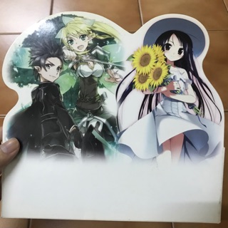 ที่ตั้งหนังสือลายการ์ตูนลิขสิทธิ์แท้ sword art online accel world