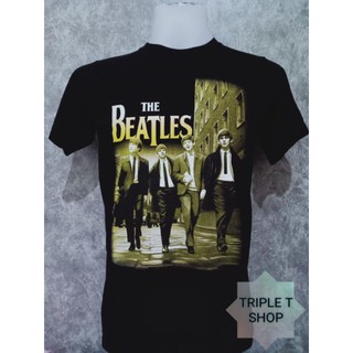 เสื้อยืดคอกลม สกรีนลาย THE BEATLES (รหัส 51)