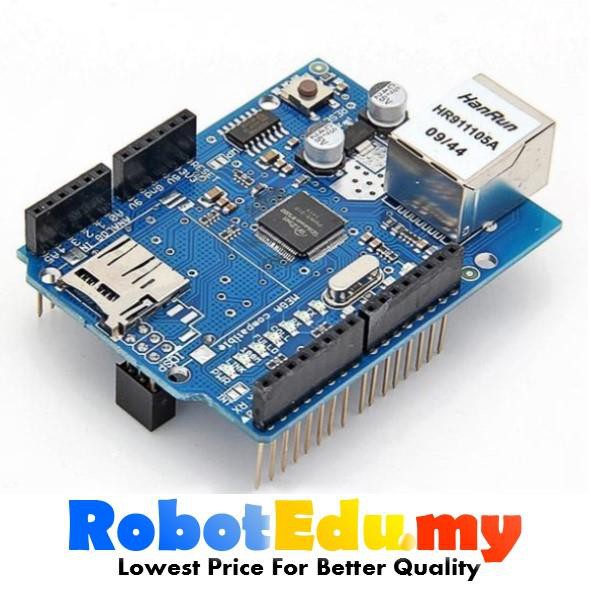 Ethernet W5100 Wifi Internet Shield พร้อมช่องเสียบการ์ด micro SD สําหรับ Arduino UNO R3 MEGA 2560