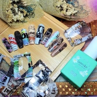 พร้อมส่ง‼️🇹🇭กาวลอกฟอยล์อย่างดีลอกฟอยล์ได้เต็มแผ่น💥แถมฟอยล์6ลาย💥