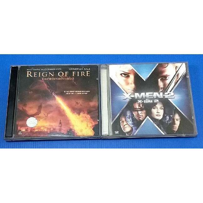 VCD ACTION FANTASY MOVIES / REIGN OF FIRE / X-MEN 2