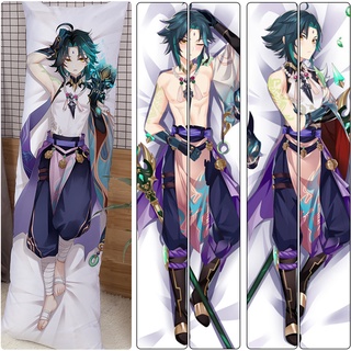 พร้อมส่ง ปลอกหมอนอิงสองด้าน พิมพ์ลายอนิเมะ Genshin Impact Xiao Dakimakura Kawaii ขนาด 150x50 ซม. สําหรับกอดร่างกาย