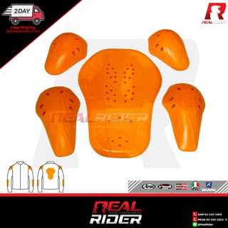 การ์ดป้องกัน REAL RIDER หลัง ศอก ไหล่ หัวเข่า - Back // Elbow // Shoulder // Knee Protectors (CE LV2)