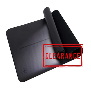 🔥 CLEARANCE สินค้าตกรุ่น🔥 แผ่นปูรองออกกำลังกาย 5mm PU Rubber AB8018 ดำ (ออกใบกำกับภาษีได้)