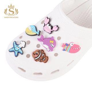 Ocean World Croc Shoe Charms Jibbitz Crocs อุปกรณ์เสริมรองเท้าอุปกรณ์เสริมคุณภาพสูง