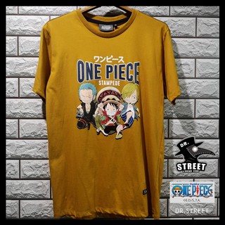 Dr.street  เสื้อยืดวันพีช เสื้อยืดonepiece ลิขสิทธิ์แท้