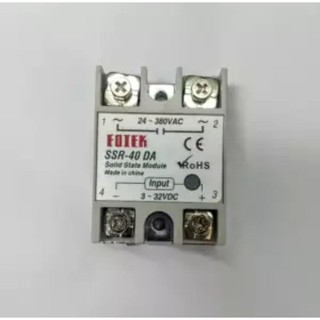 Solid State Module SSR-40DA ni 3-32VDC out 24-380VCD Fotex โซริดสเตรท สินค้าใหม่พร้อมส่ง